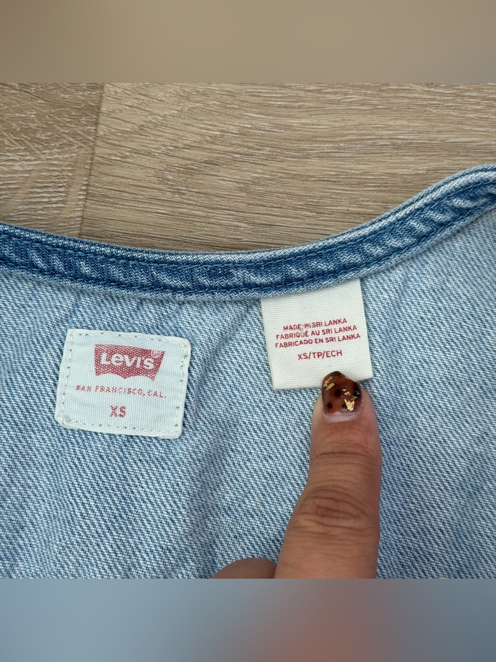 Aritzia Levi's Bella Denim Corset - Picture 7 of 9